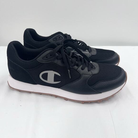 Champion Replay Dash Logo Sneakers Mens Size 11 Black / White - NEW main image 6